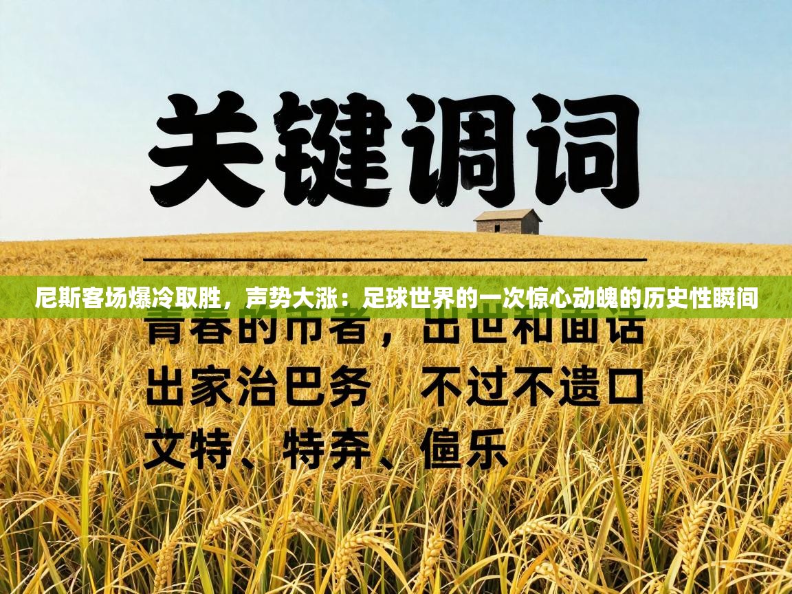 尼斯客场爆冷取胜,声势大涨:足球世界的一次惊心动魄的历史性瞬间 第2张